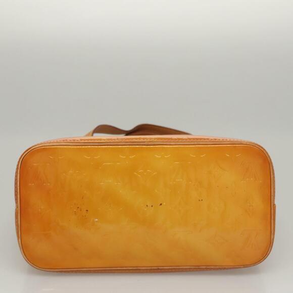 LOUIS VUITTON Monogram Vernis Houston Hand Bag Jaune M91121 - Picture 9 of 13